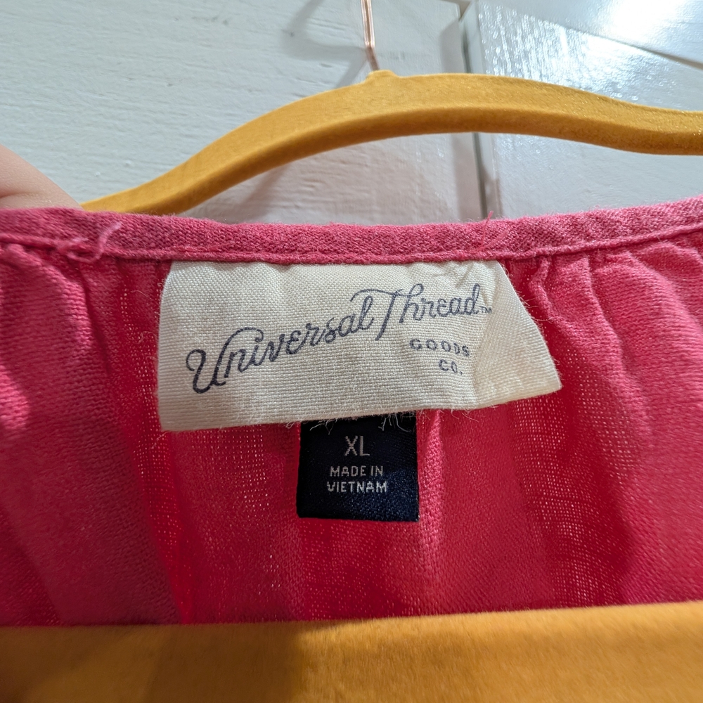 Universal Thread Pink and Yellow Dress - Picture 2 of 4